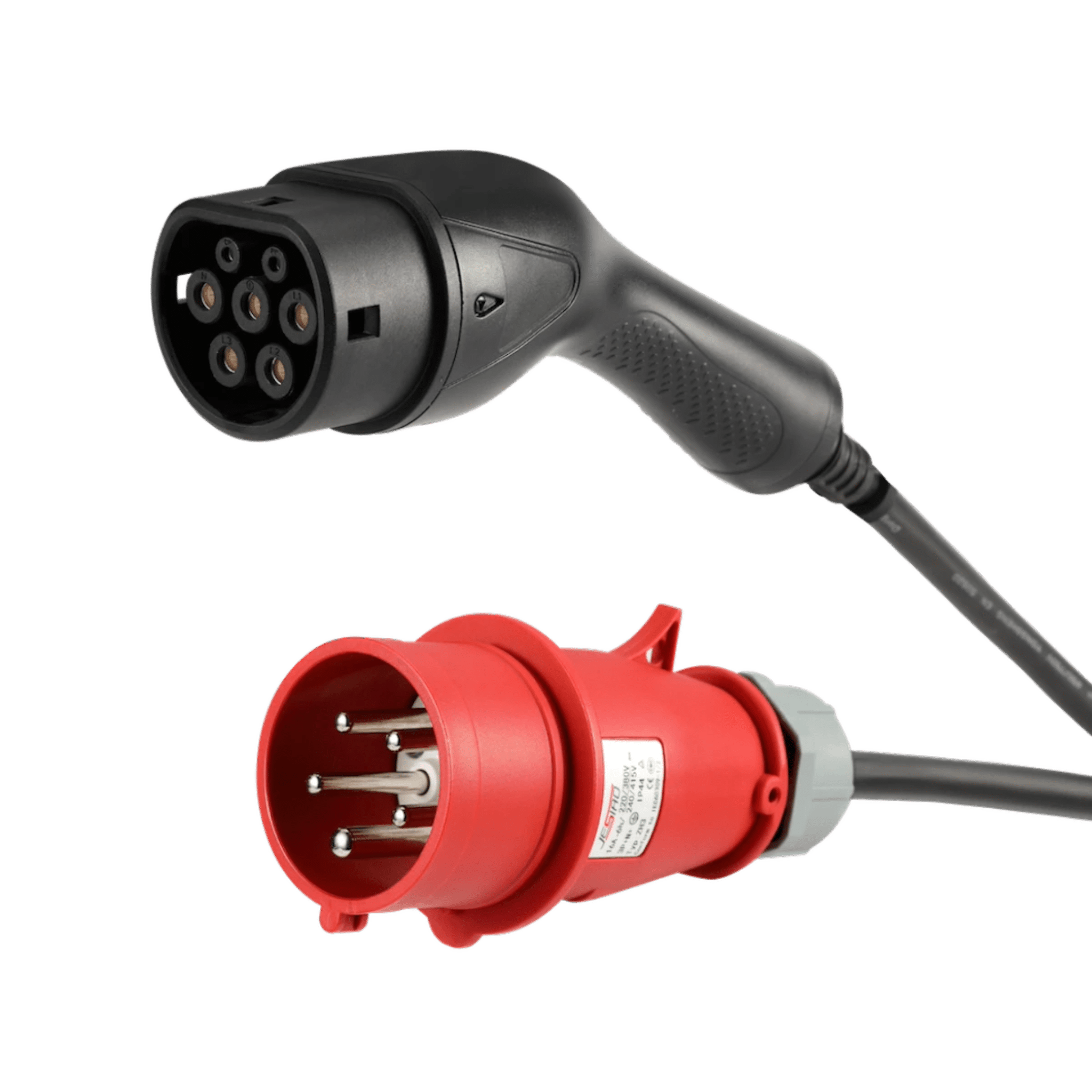 Deltaco reseladdare - Mode 2, 3 - fas CEE 16A - Typ2 - eviQ