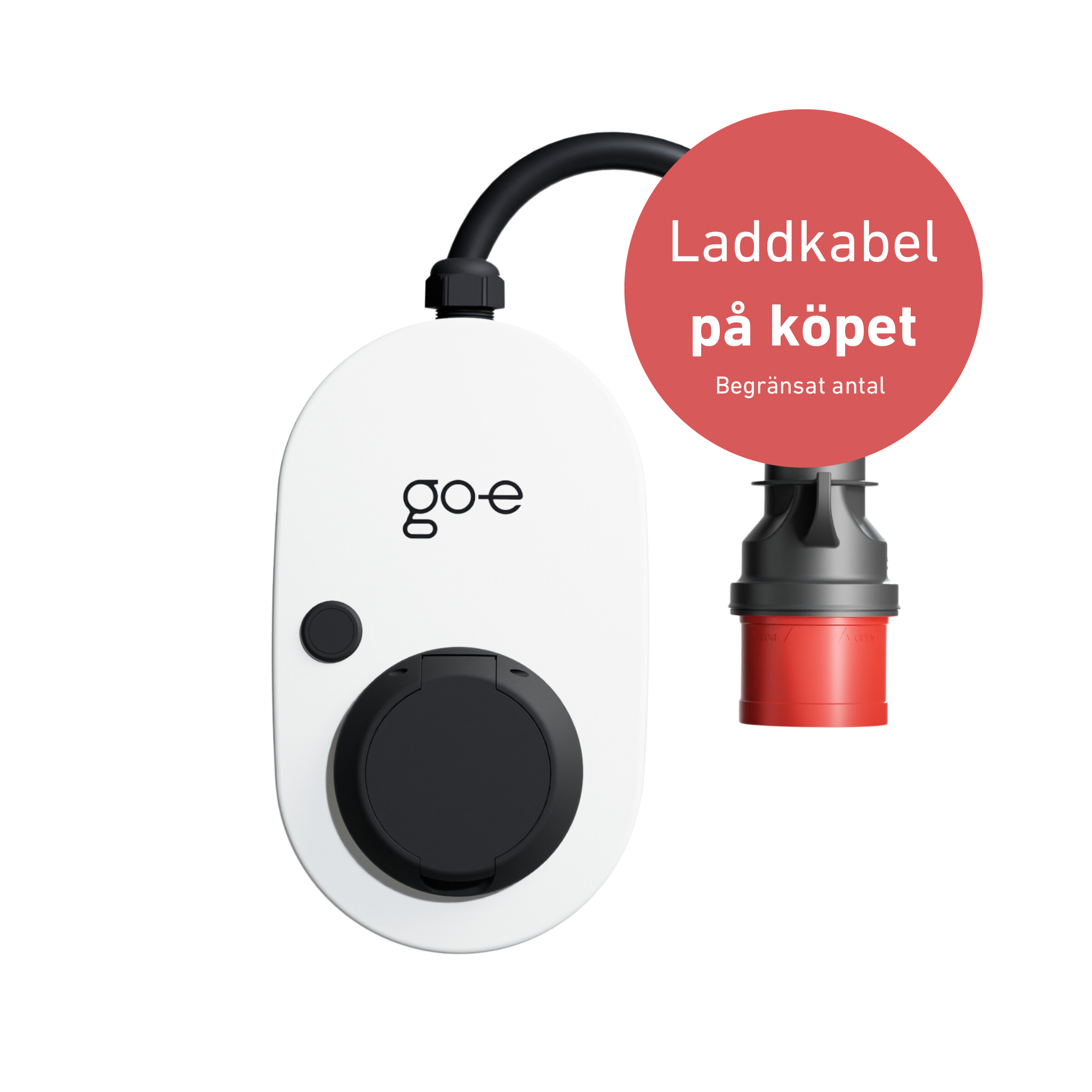 Go-e Gemini Flex 2.0 - Laddkabel på köpet