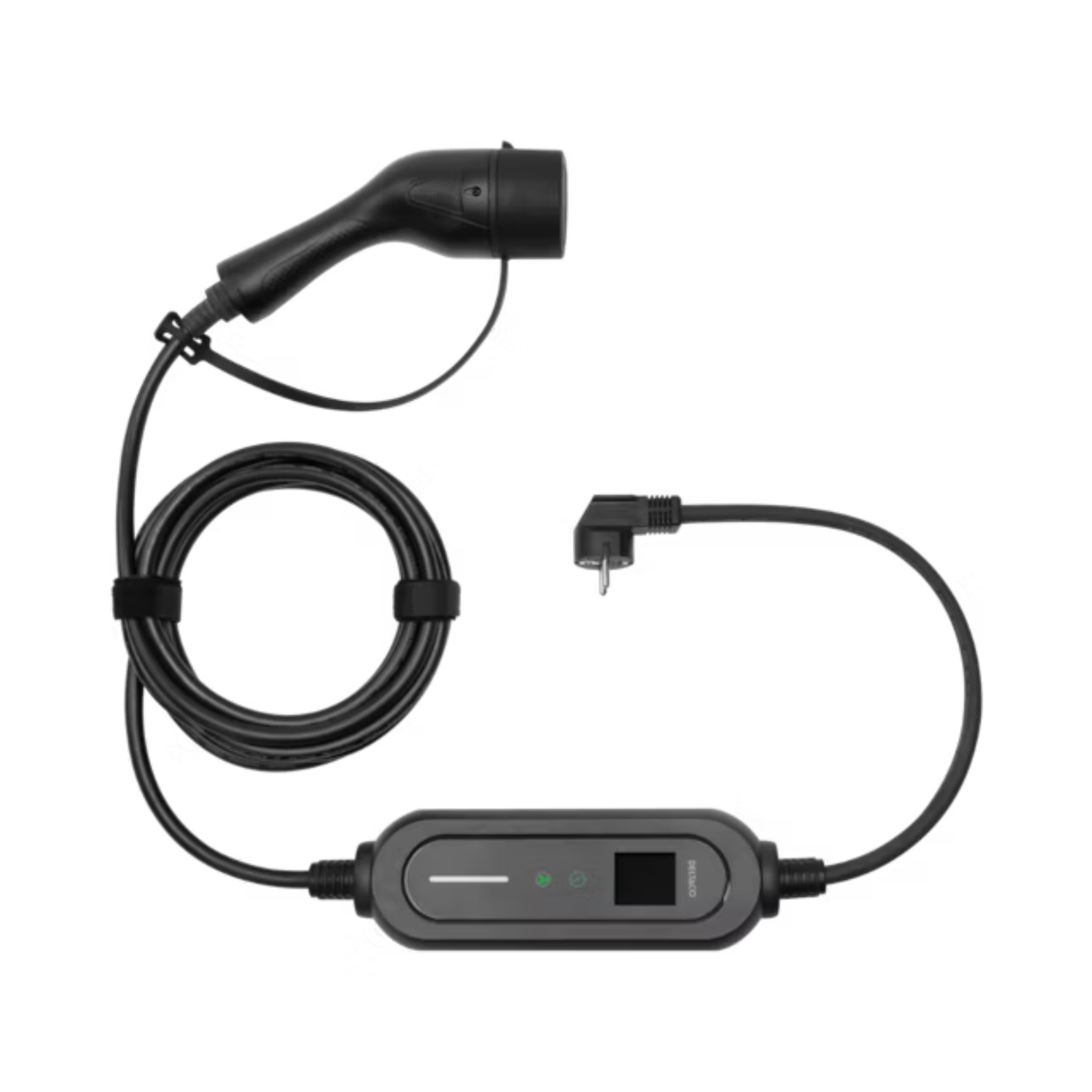 Deltaco Portabel Reseladdare Mode 2 Schuko–Typ 2, 6–16A med temperatursensor