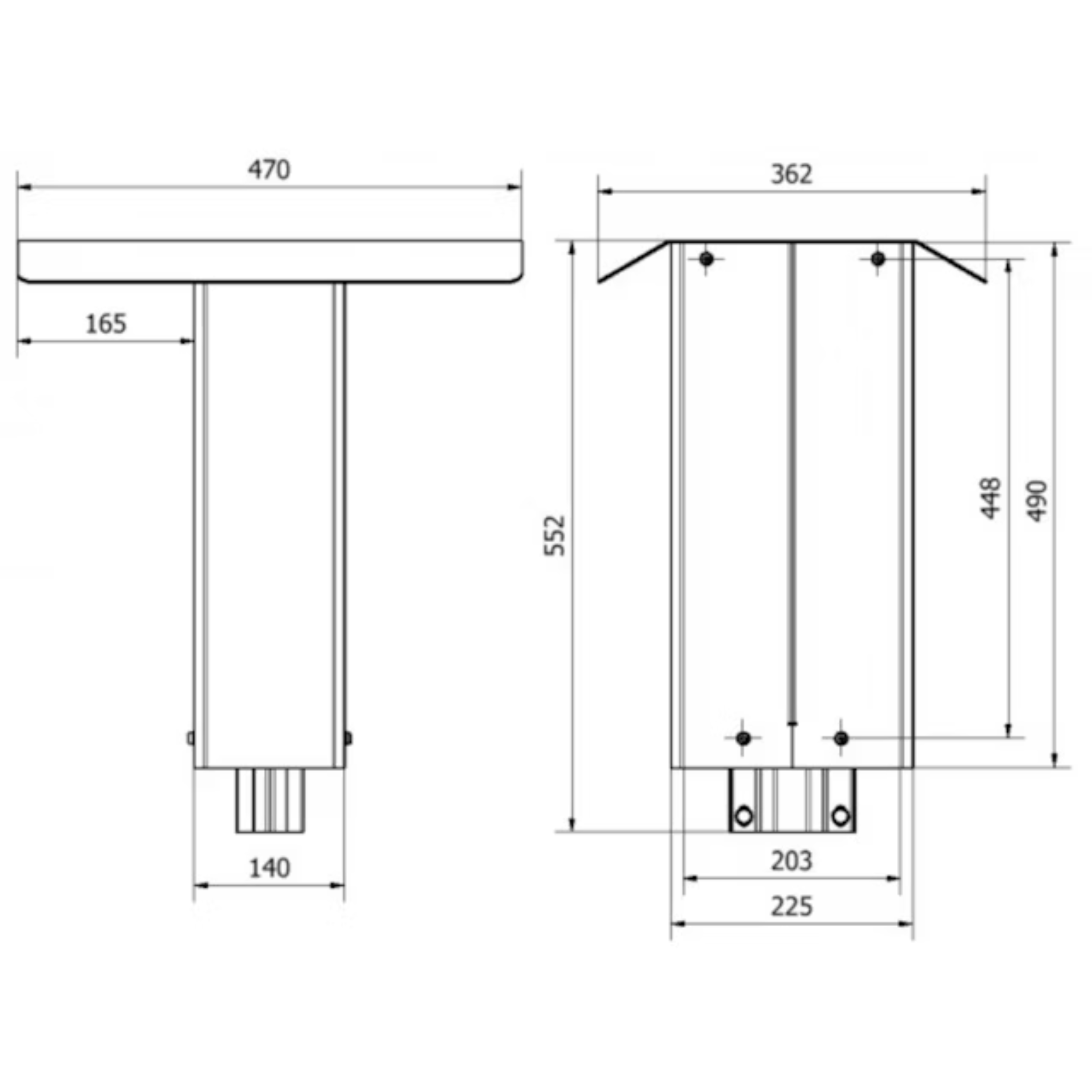 Dubbelfäste för Laddboxar - eviQ